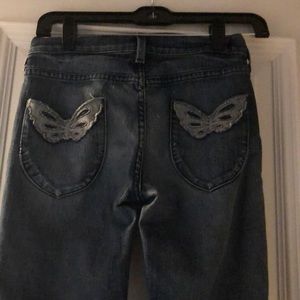 7 jeans with butterfly pockets